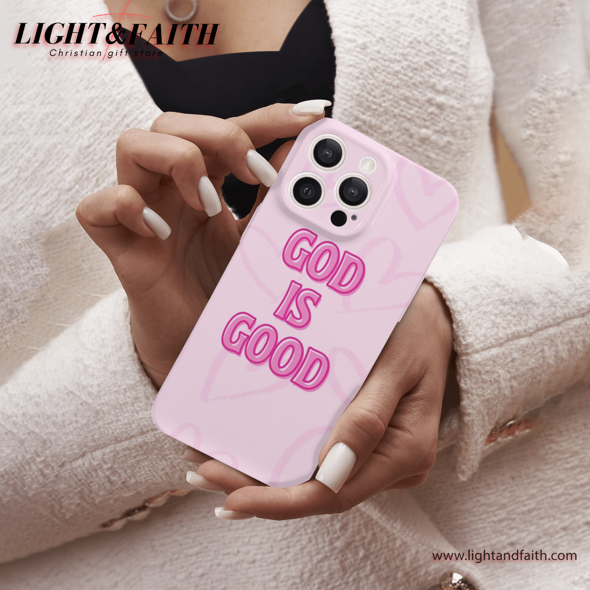 God Is Good Phone Case, Christian Phone Case, Bible Verse Phone Case, Religious Gift, PCLAF29